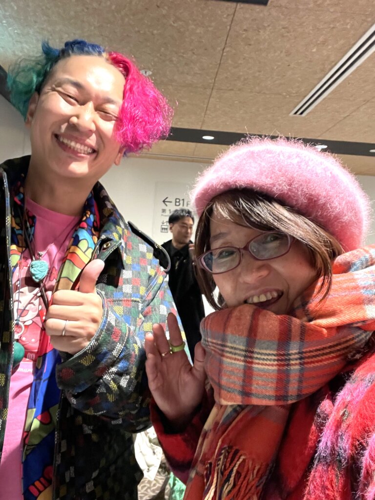 髪を染めたてのマッチさんと